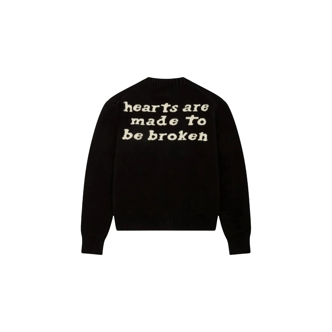 BROKEN PLANET KNIT HEARTS ARE MADE TO BE BROKEN