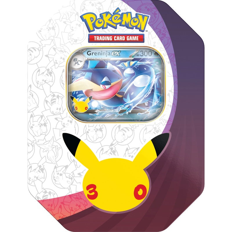 2026 POKÉMON 30th ANNIVERSARY CELEBRATION GRENINJA EX TIN