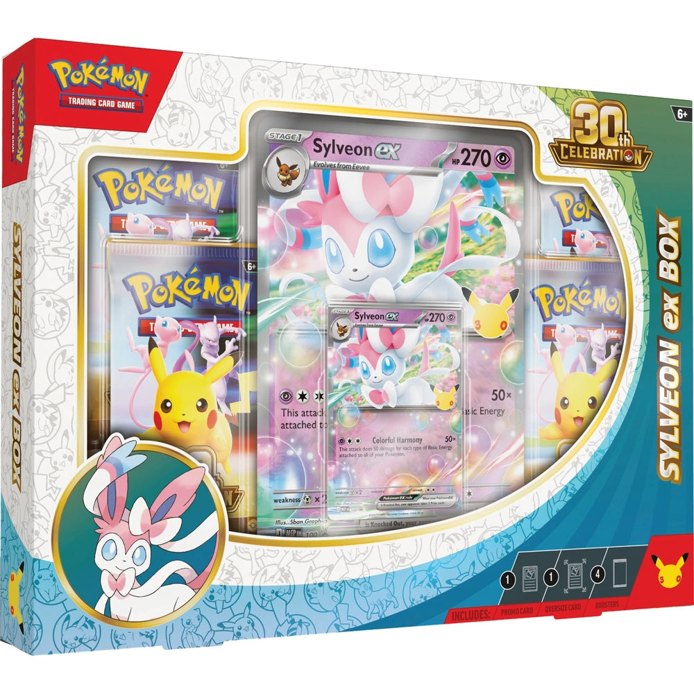 2026 POKÉMON 30th ANNIVERSARY CELEBRATION SYLVEON EX BOX