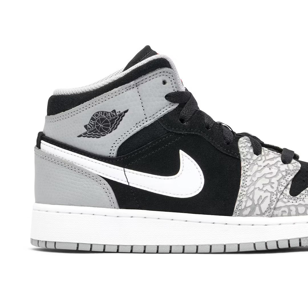 Jordan 1 Mid SE Elephant Print (GS)