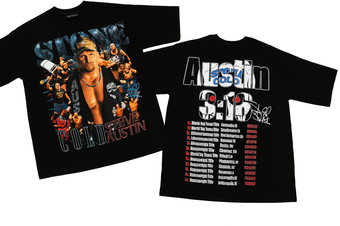 Marino Moorwood Stone Cold Steve Austin Short Sleeve Tee