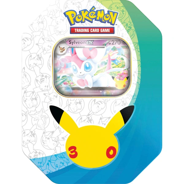 2026 POKÉMON 30th ANNIVERSARY CELEBRATION SYLVEON EX TIN