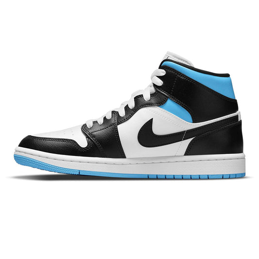 Air Jordan 1 Mid University Black White W