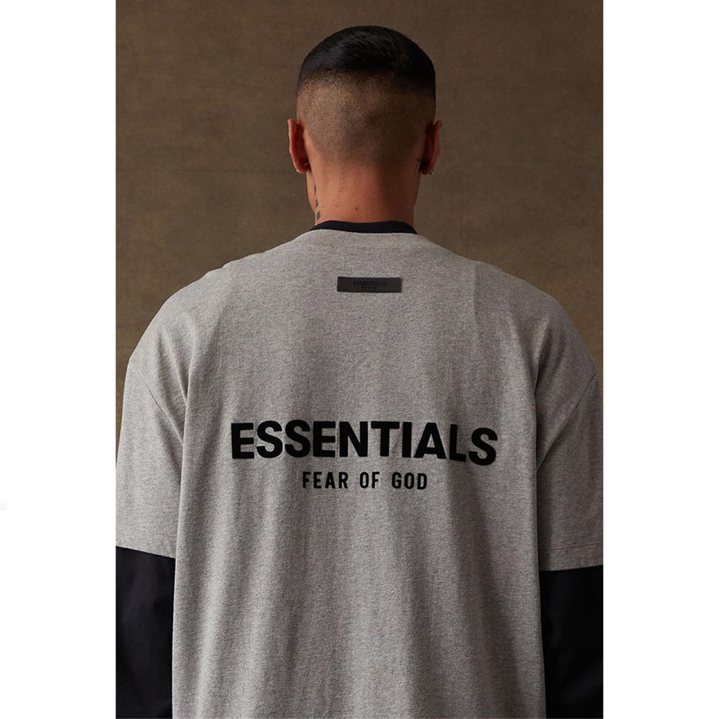 Fear of God Essentials T-shirt 'Dark Oatmeal'