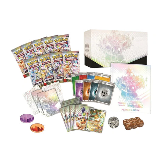 Pokémon Scarlet & Violet Prismatic Evolutions Elite Trainer Box
