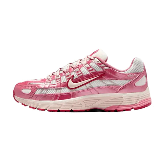 Nike P-6000 White Silt Red Peony W