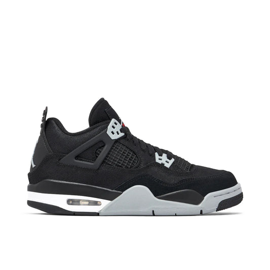 Jordan 4 Retro Black Canvas (GS)