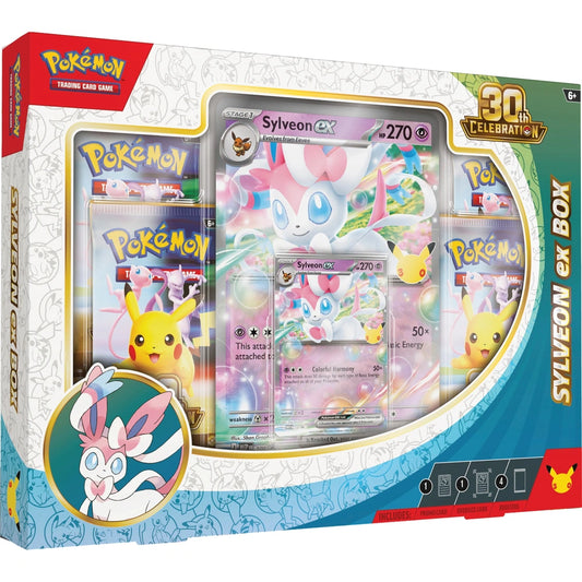 2026 POKÉMON 30th ANNIVERSARY CELEBRATION SYLVEON EX BOX