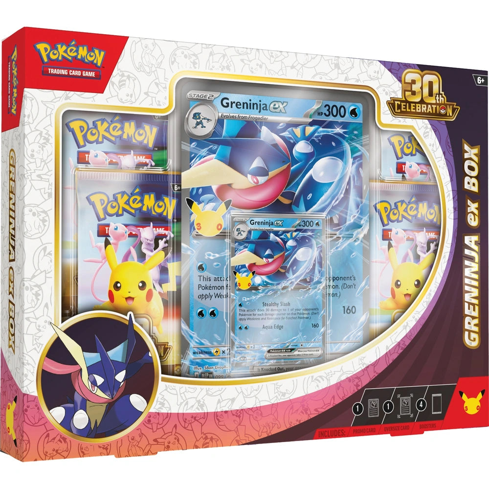 2026 POKÉMON 30th ANNIVERSARY CELEBRATION GRENINJA EX BOX