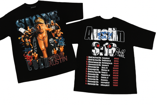 Marino Moorwood Stone Cold Steve Austin Short Sleeve Tee