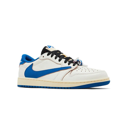 Air Jordan 1 Low x Travis Scott x Fragment Sail Military Blue