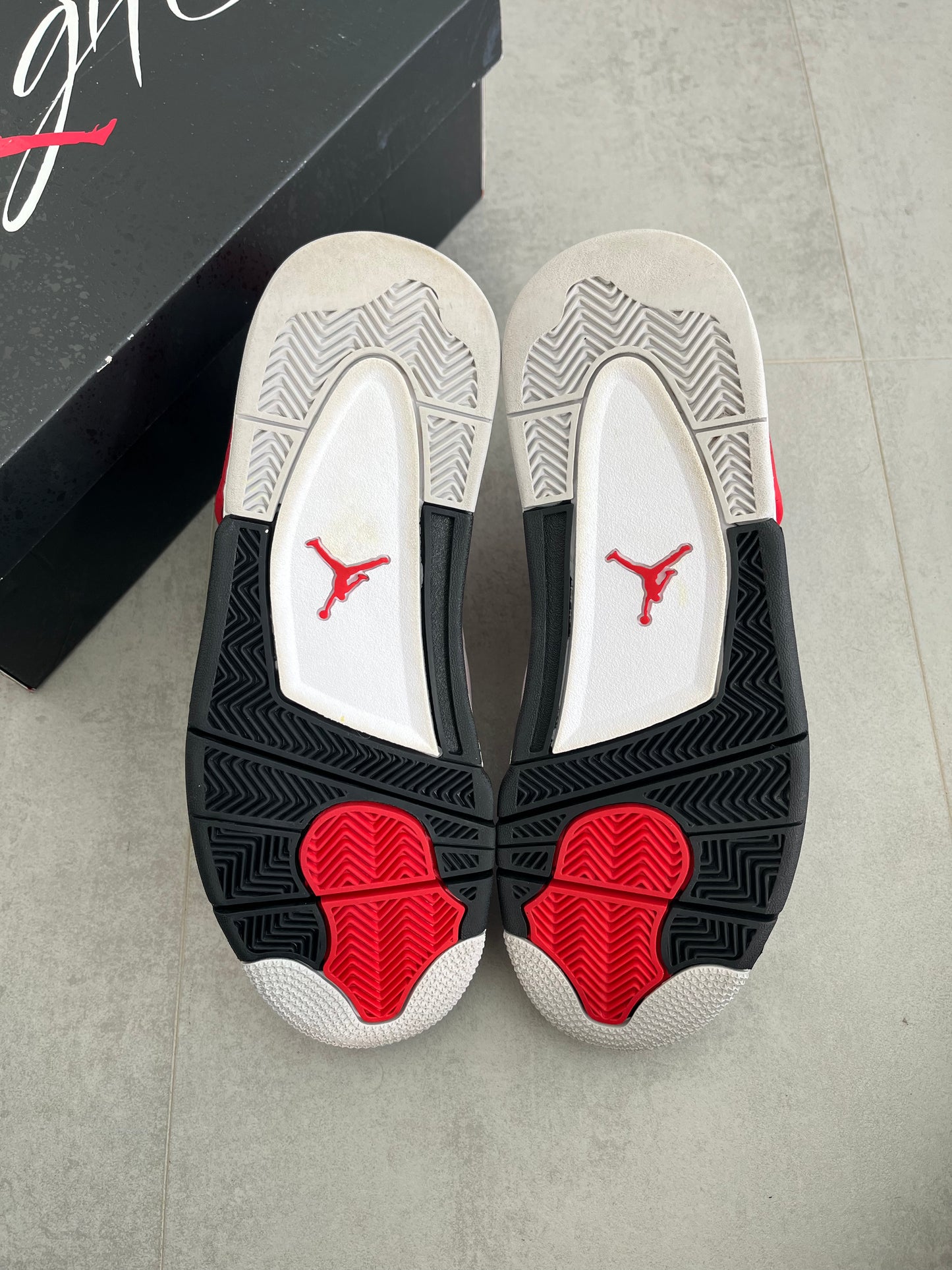 UK 8.5 - Jordan 4 Retro Red Cement