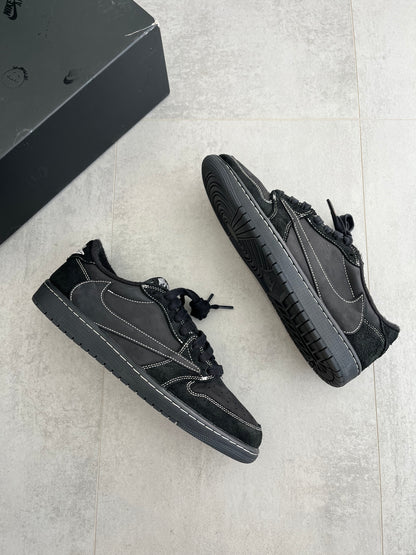 UK 10 - Jordan 1 Retro Low OG SP Travis Scott Black Phantom