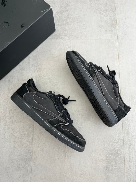 UK 10 - Jordan 1 Retro Low OG SP Travis Scott Black Phantom