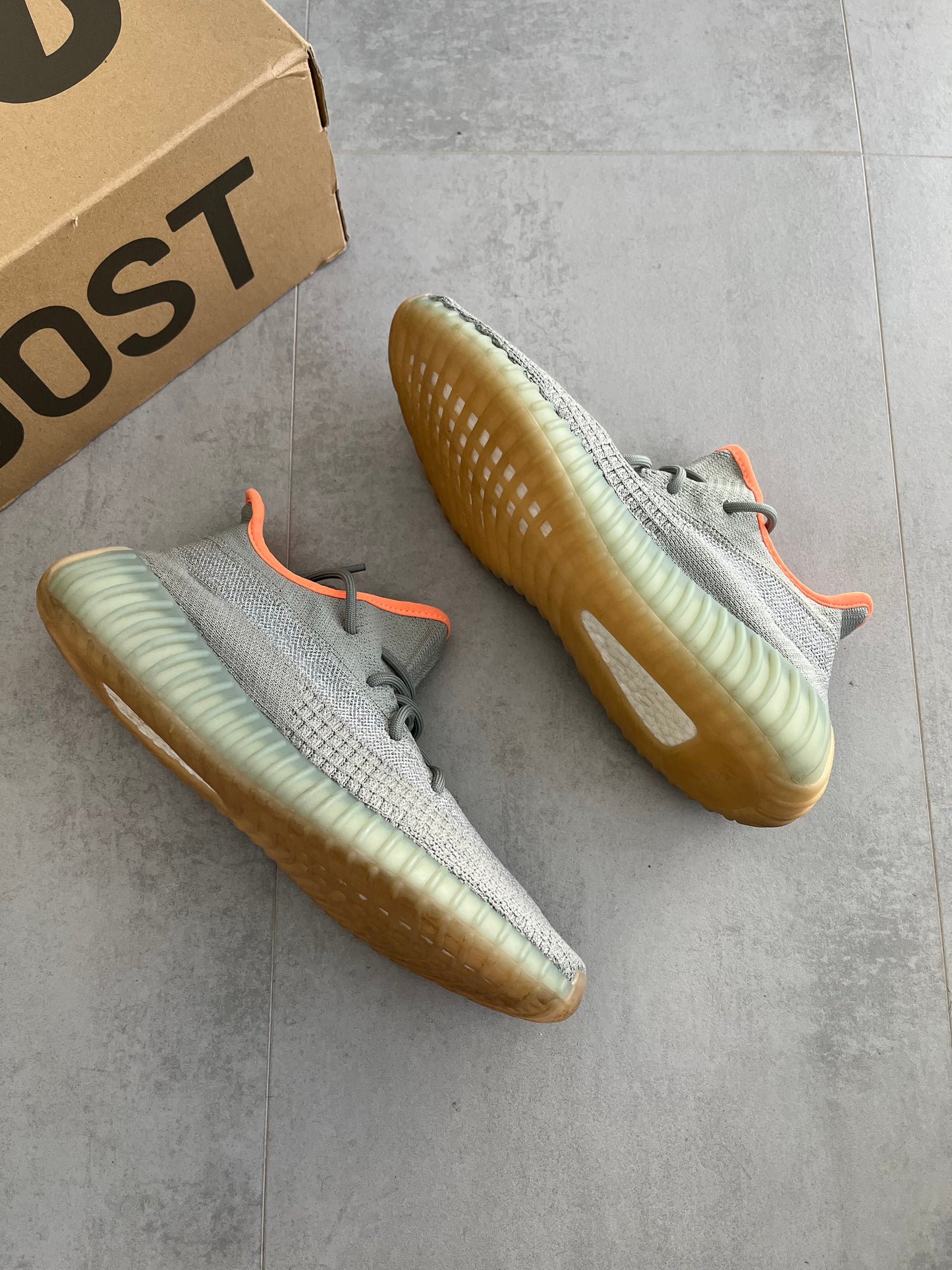 UK 9.5 - adidas Yeezy Boost 350 V2 Desert Sage