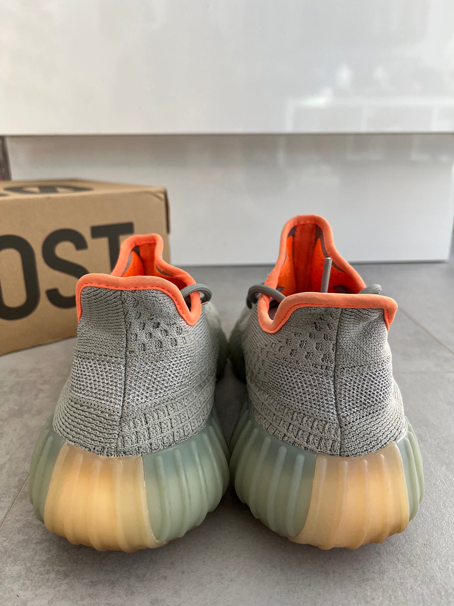 UK 9.5 - adidas Yeezy Boost 350 V2 Desert Sage