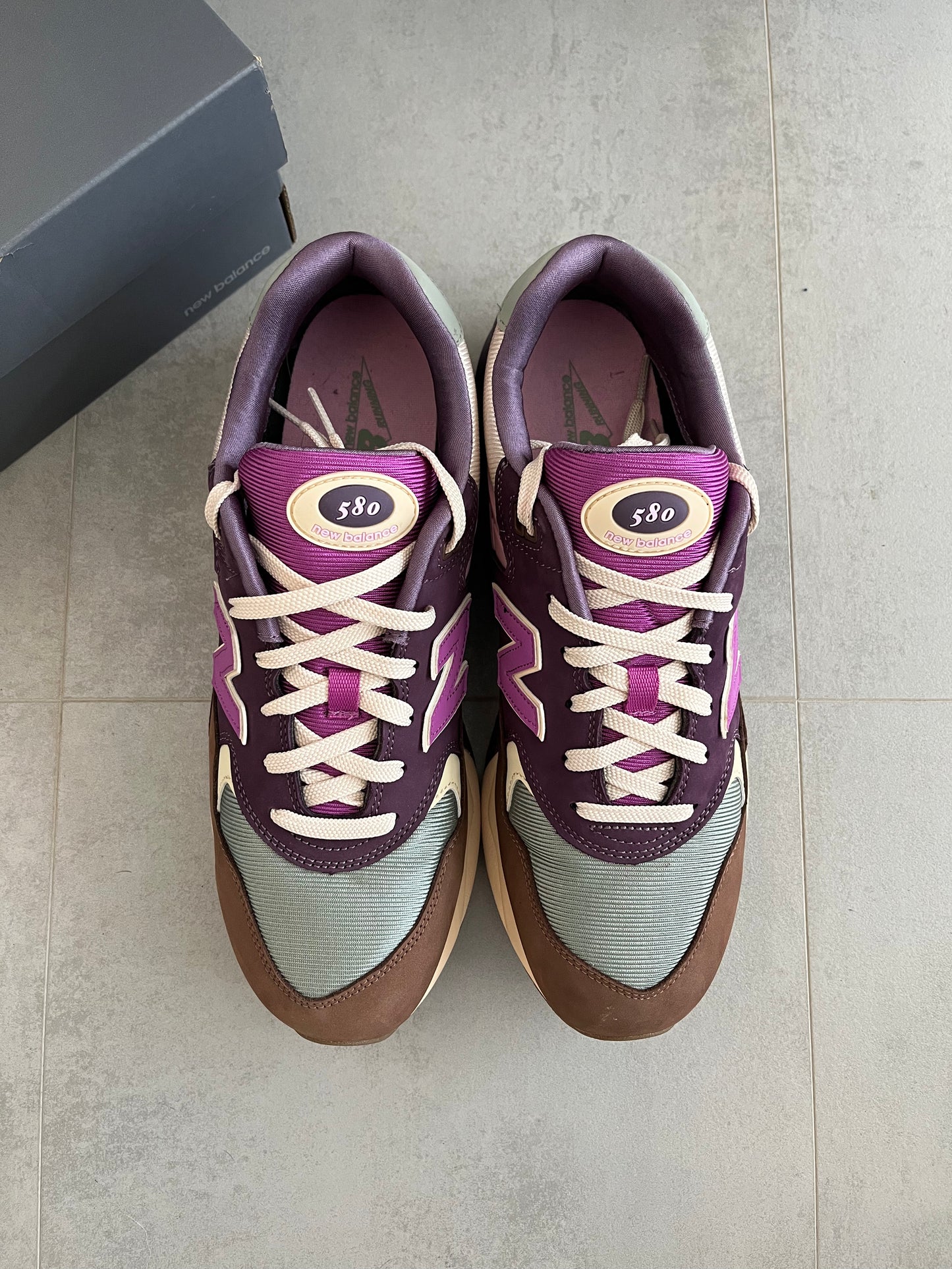 UK 11 - New Balance 580 size? Exclusive Purple Plum