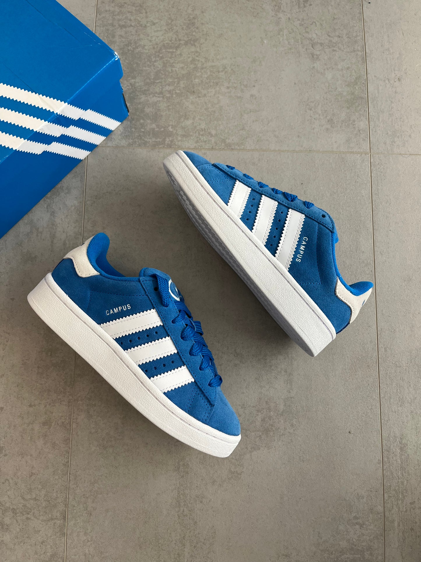 UK 3 - adidas Campus 00s Blue Bird (Kids)