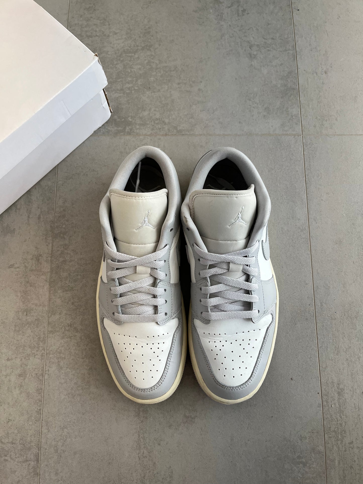 UK 8 - Jordan 1 Low Coconut Milk Neutral Grey (Women's)