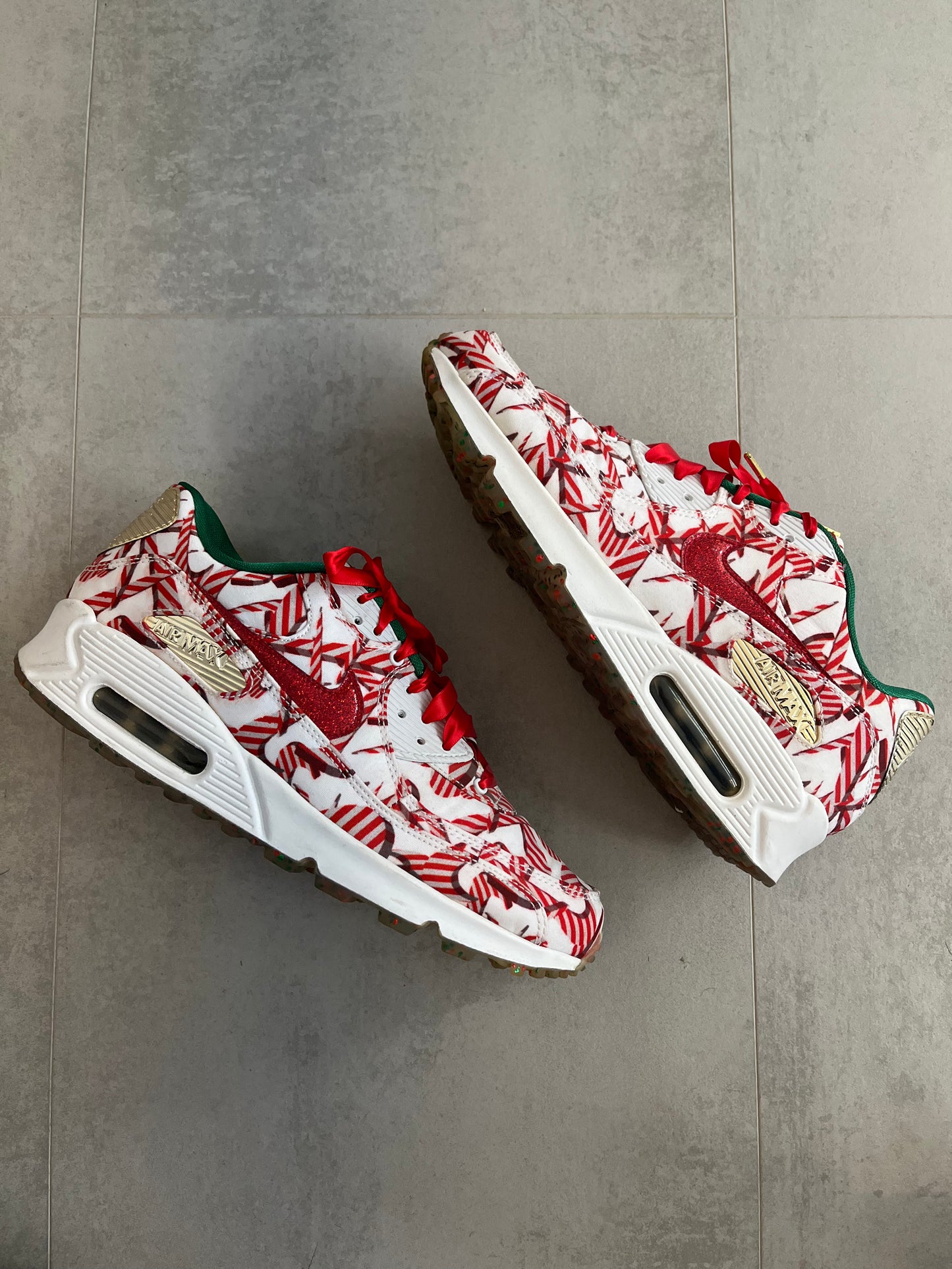 Nike Air Max 90 Candy Cane Christmas (2015) (Women's)