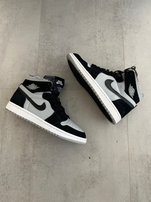 UK 7 - Air Jordan 1 Zoom CMFT Black Light Smoke Grey