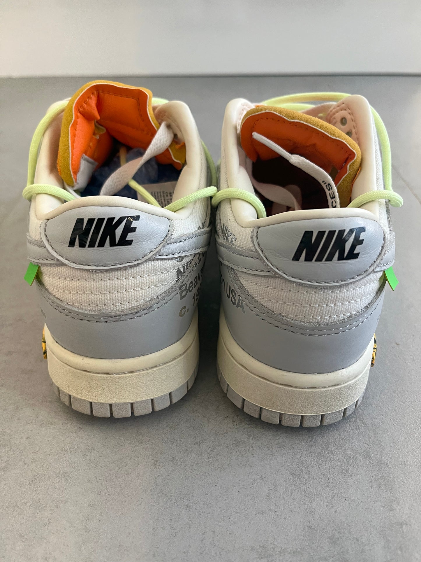 UK 5.5 - Nike Dunk Low Off-White Lot 43