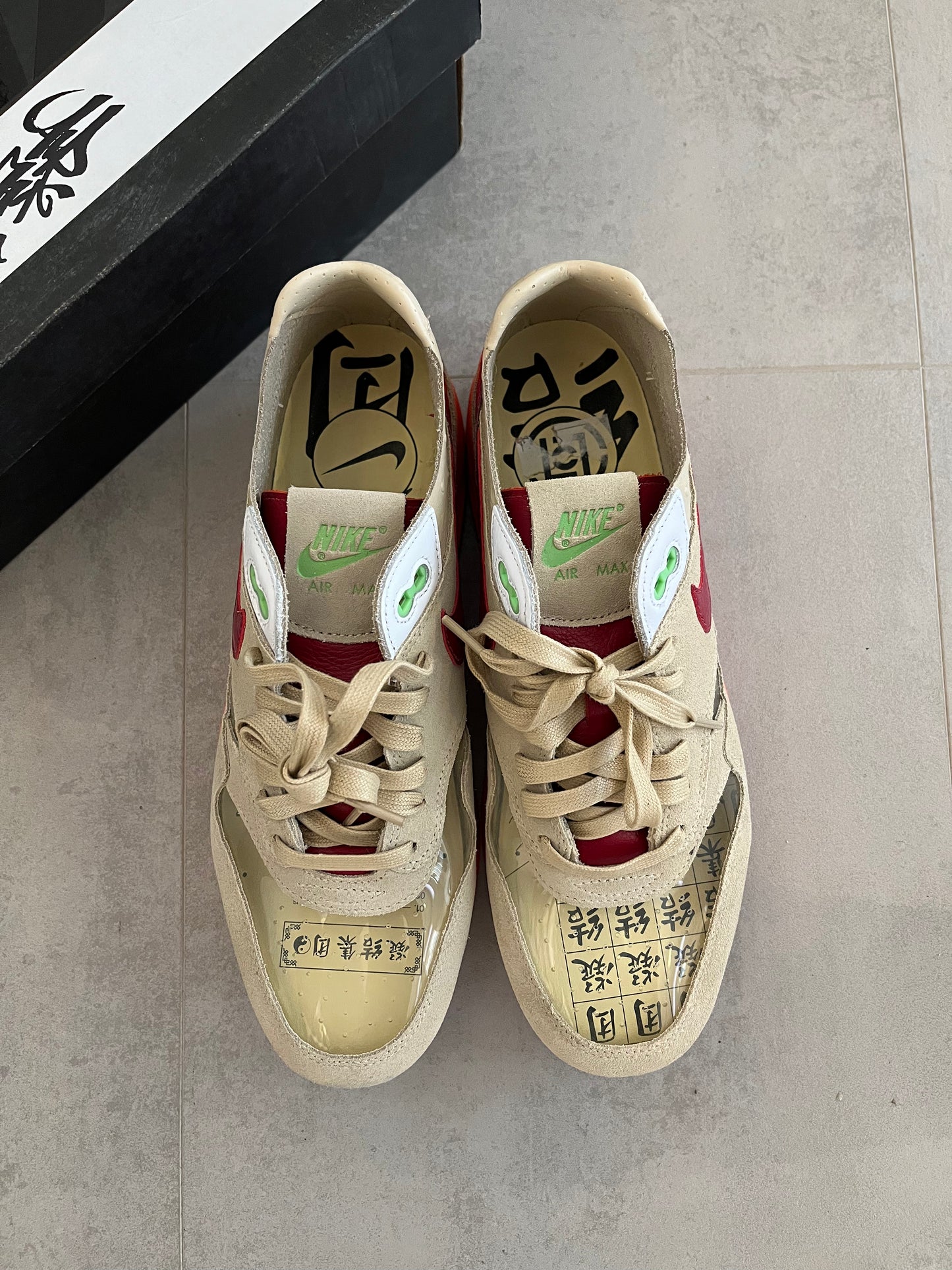 UK 9.5 - CLOT x Nike Air Max 1 "Kiss of Death"