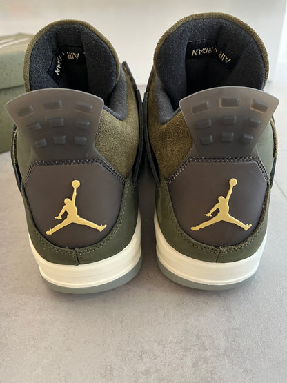 UK 12 - Nike Air Jordan 4 Retro SE 'Craft Olive'