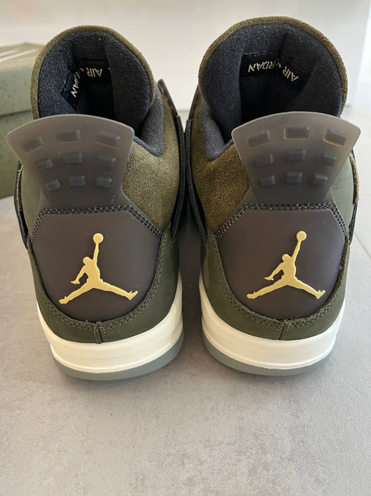 UK 12 - Nike Air Jordan 4 Retro SE 'Craft Olive'