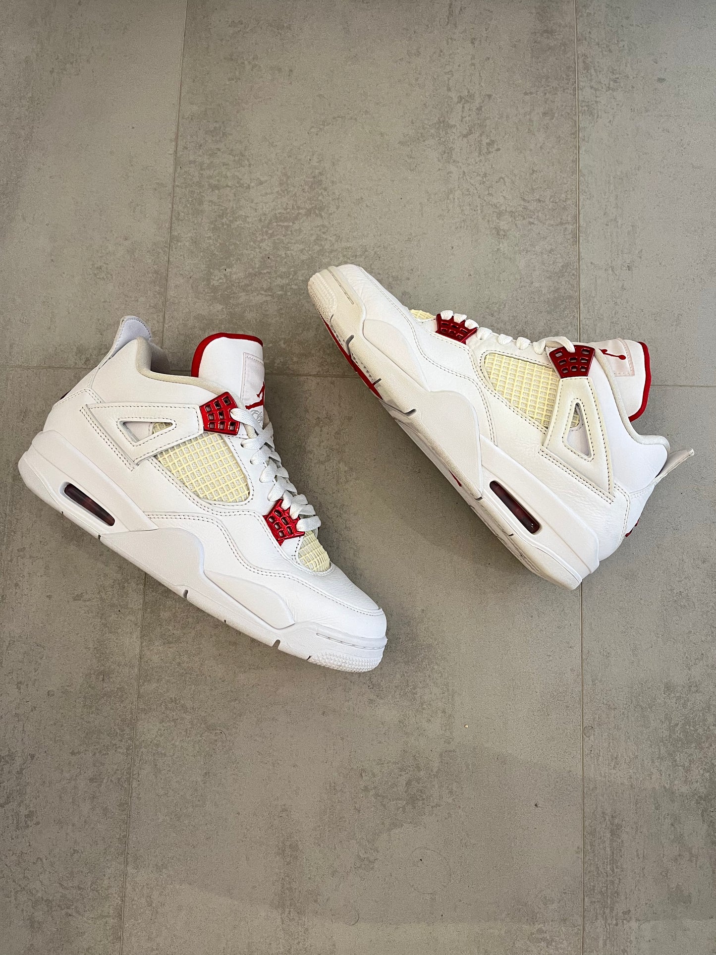 UK 7.5 - Air Jordan 4 Retro "Metallic Red"