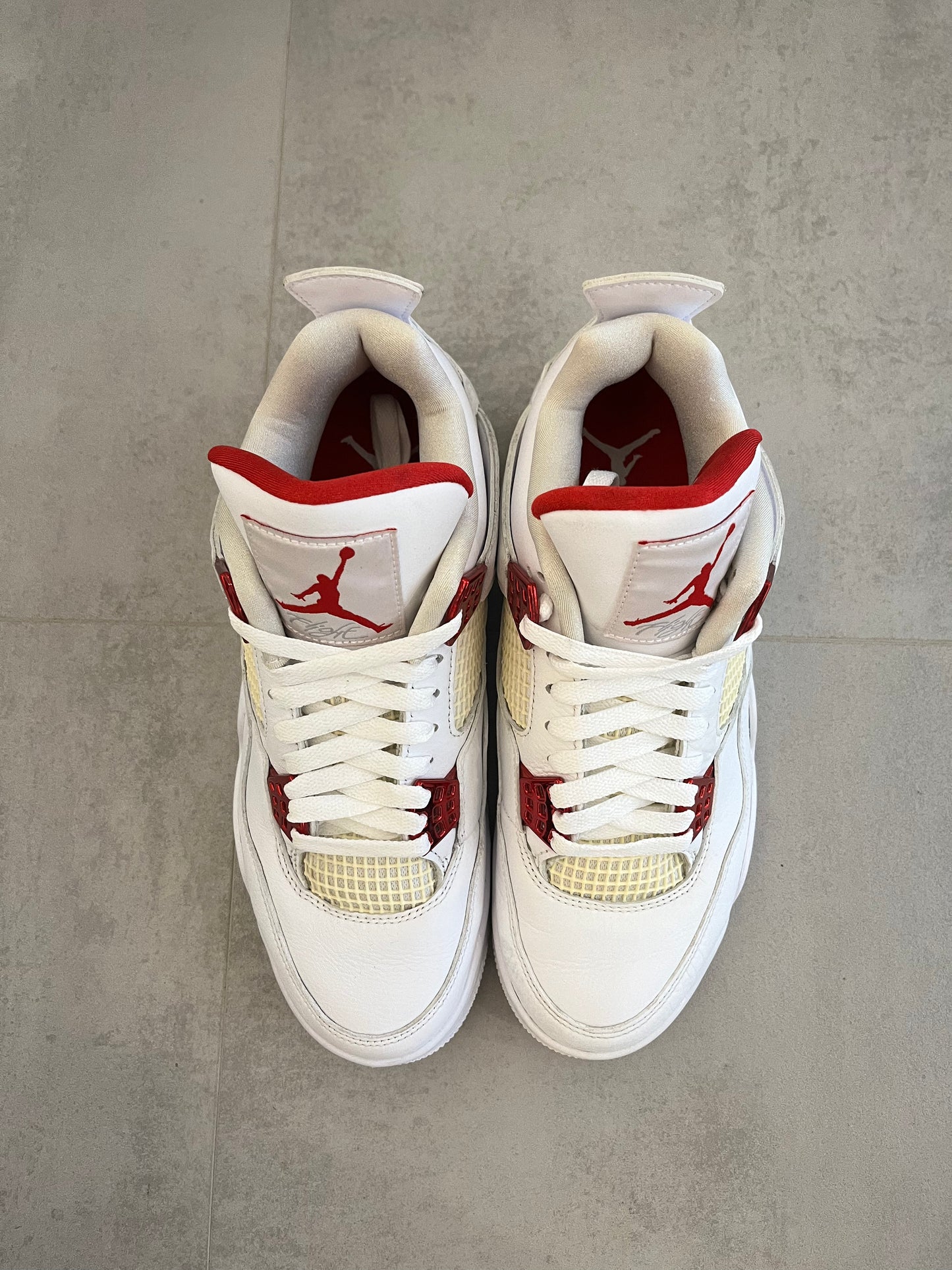 UK 7.5 - Air Jordan 4 Retro "Metallic Red"