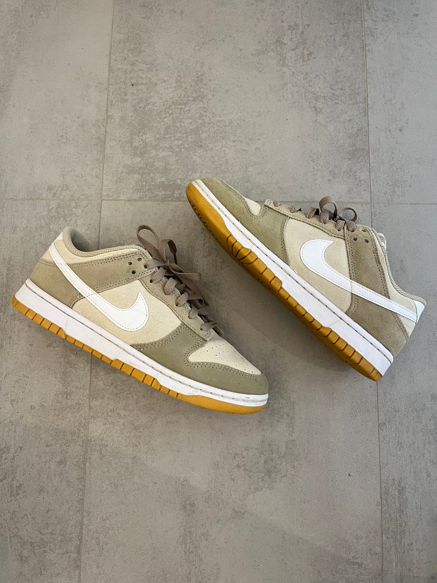 UK 8 - Nike Dunk Low Retro SE in Pale Ivory and Baroque Brown