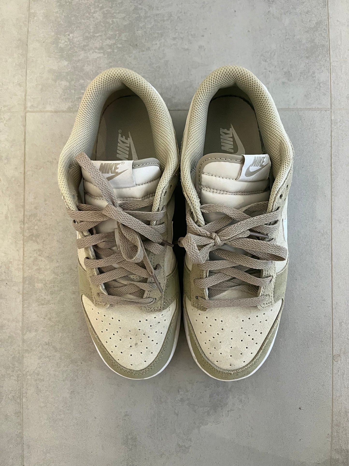 UK 8 - Nike Dunk Low Retro SE in Pale Ivory and Baroque Brown