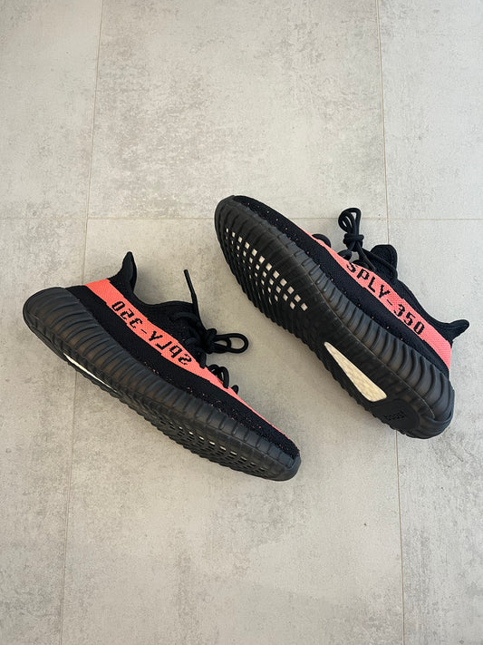 UK 8 - adidas Yeezy Boost 350 V2 Core Black Red
