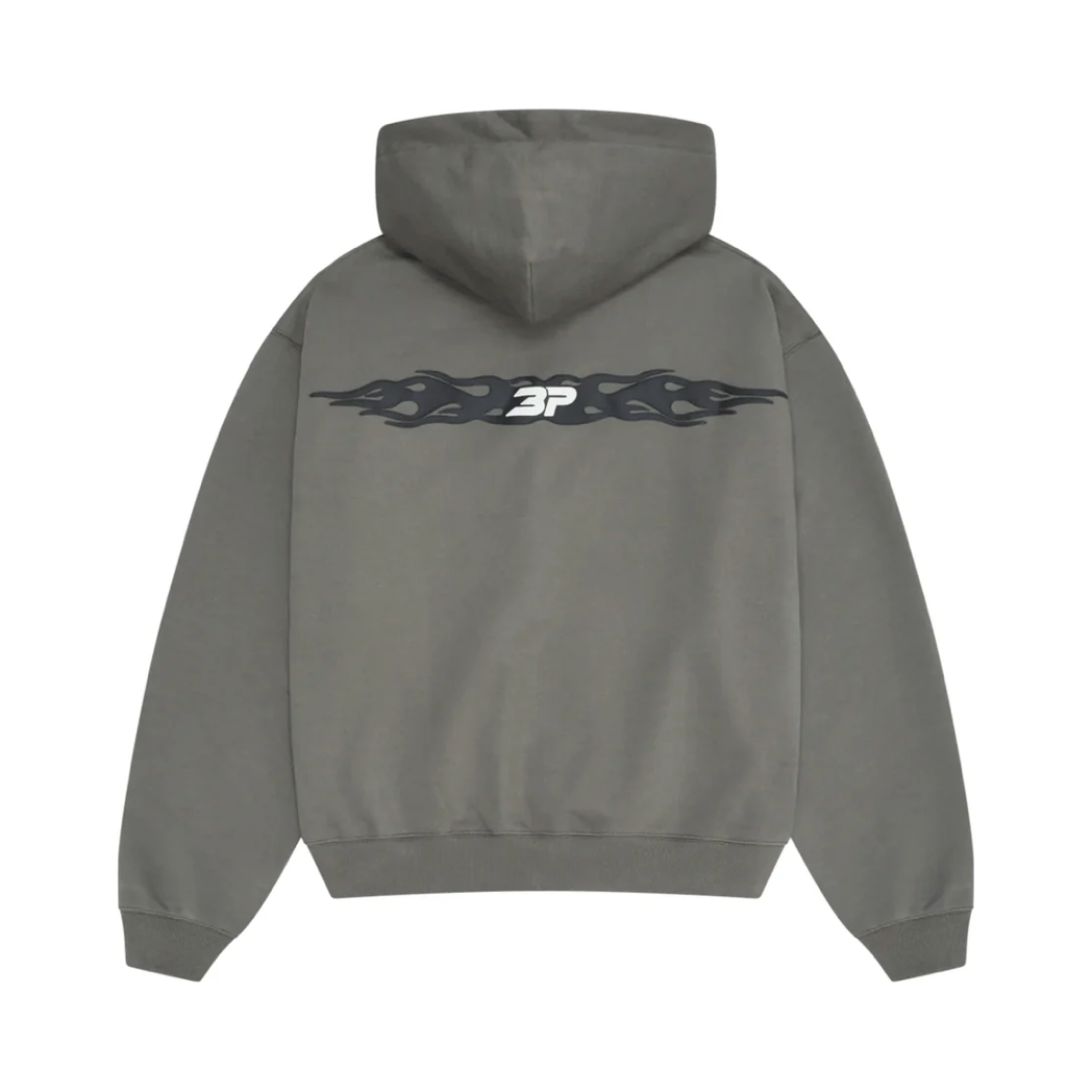 Broken Planet Chaos Hoodie Gunmetal Grey
