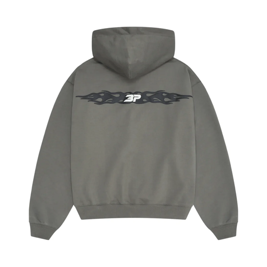 Broken Planet Chaos Hoodie Gunmetal Grey
