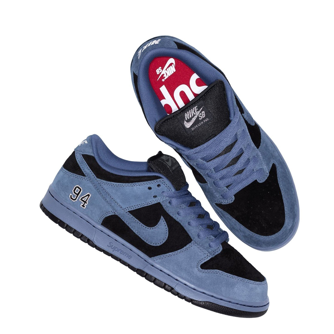 Nike SB Dunk Low Supreme 94 Ocean Fog