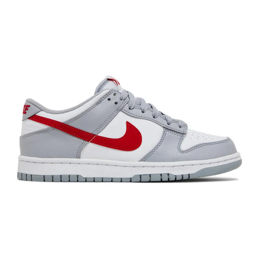 Nike Dunk Low White Grey Red (GS)