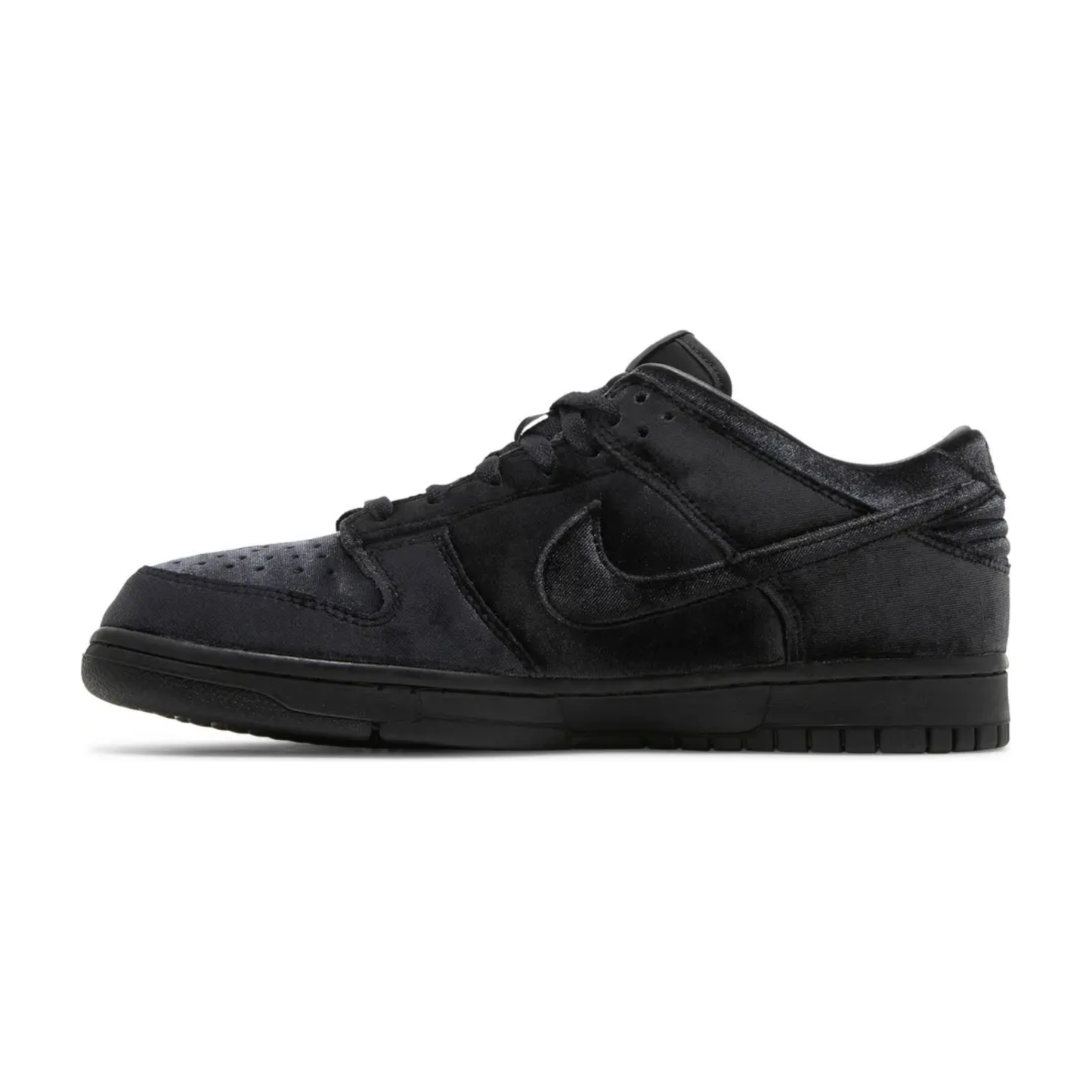 Nike Dunk Low Dover Street Market Triple Black Velvet