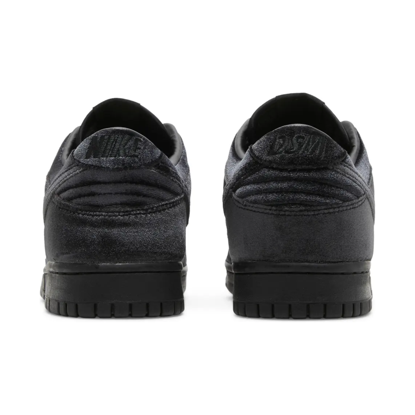 Nike Dunk Low Dover Street Market Triple Black Velvet