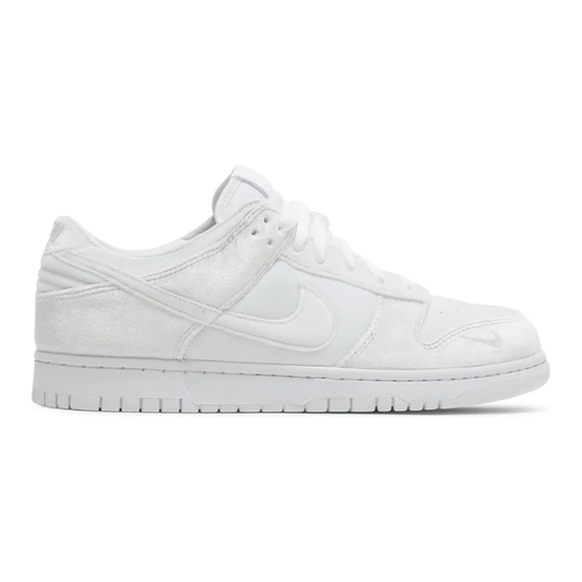 Nike Dunk Low Dover Street Market Triple White Velvet