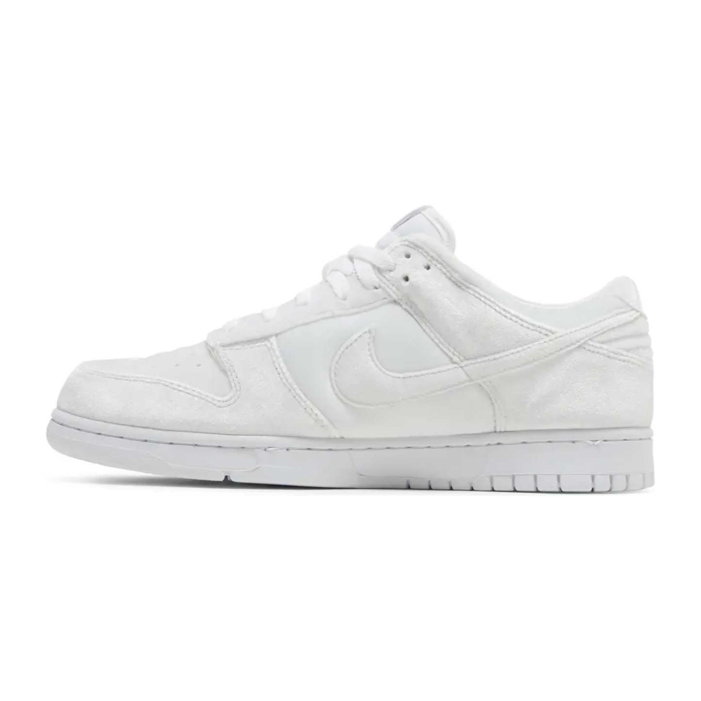 Nike Dunk Low Dover Street Market Triple White Velvet