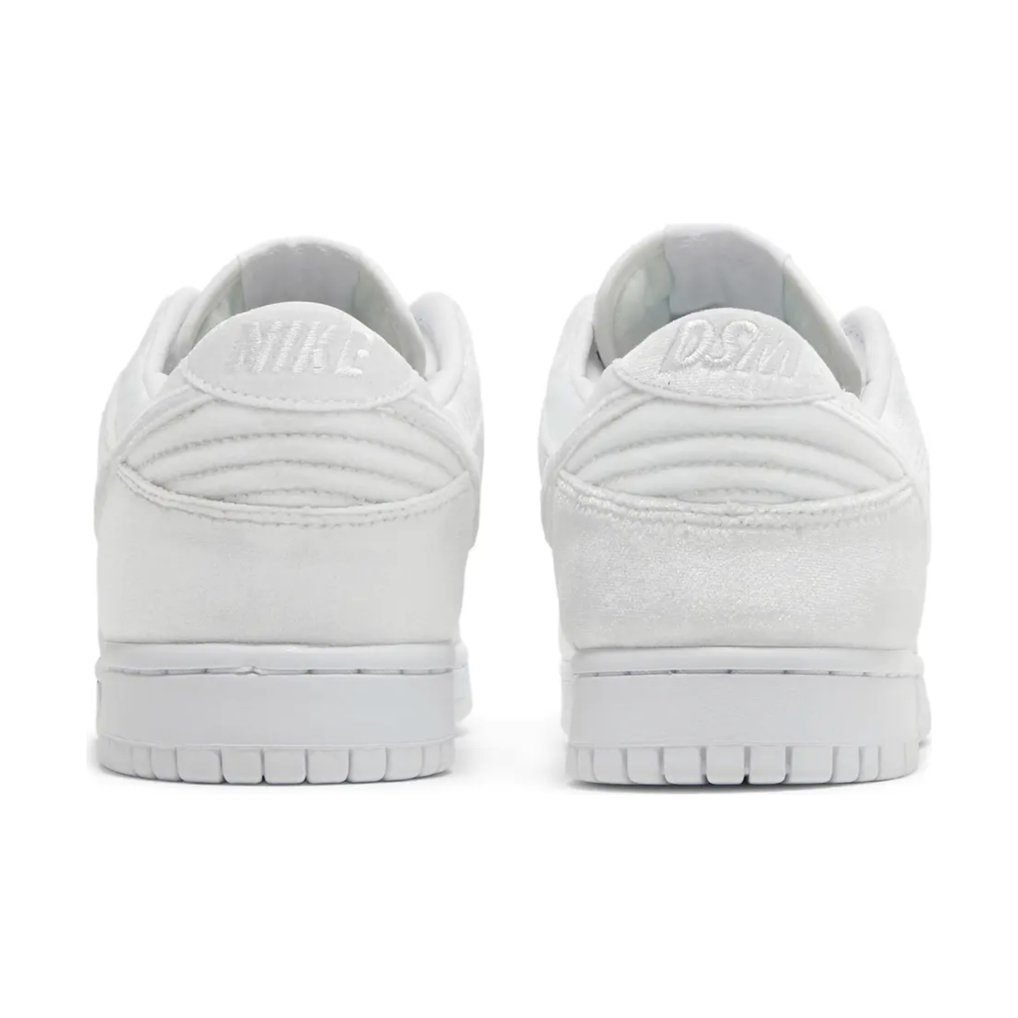 Nike Dunk Low Dover Street Market Triple White Velvet
