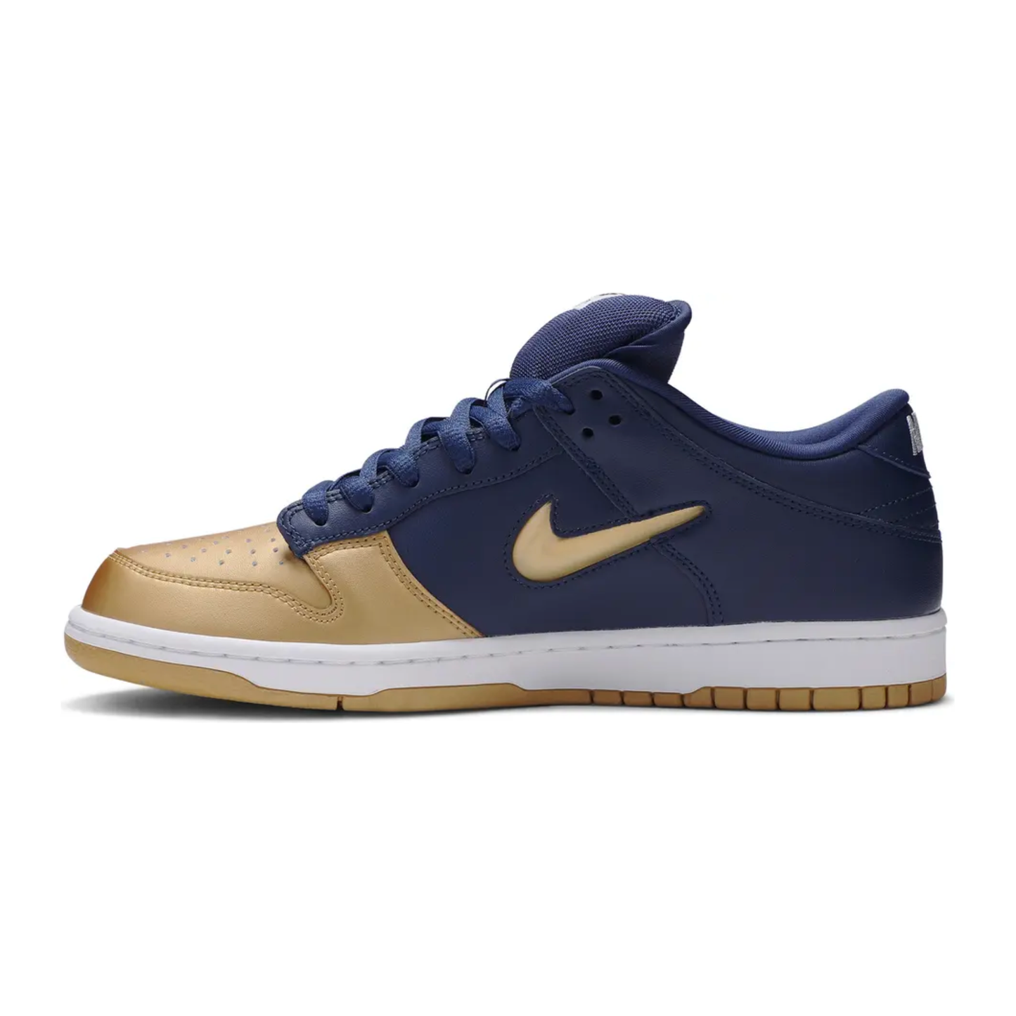 Nike SB Dunk Low Supreme Jewel Swoosh Gold