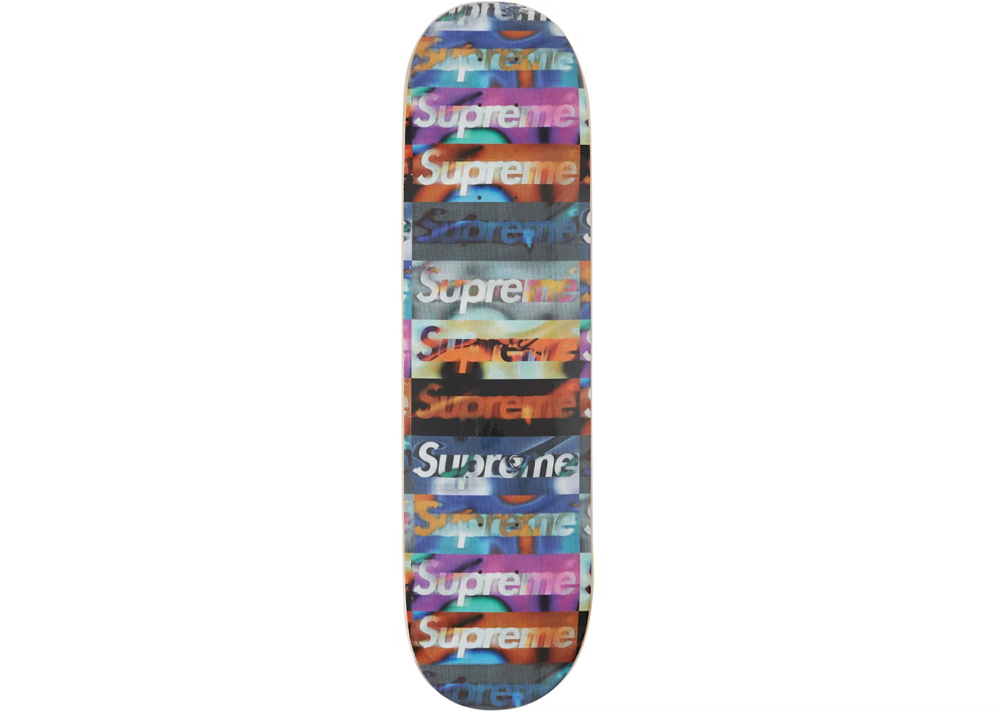Supreme Distorted Logo Skateboard Deck Black - Sealed