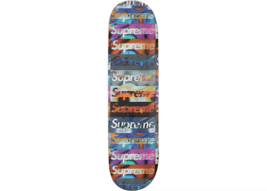 Supreme Distorted Logo Skateboard Deck Black - Sealed