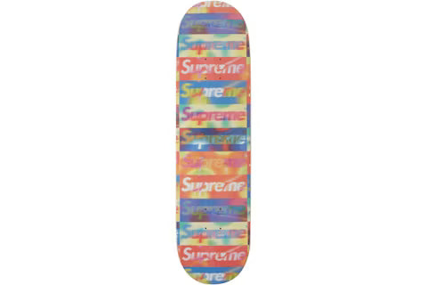 Supreme Distorted Logo Skateboard Deck Yellow - Sealed