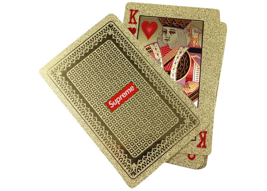 Supreme Gold Foil Playing Cards