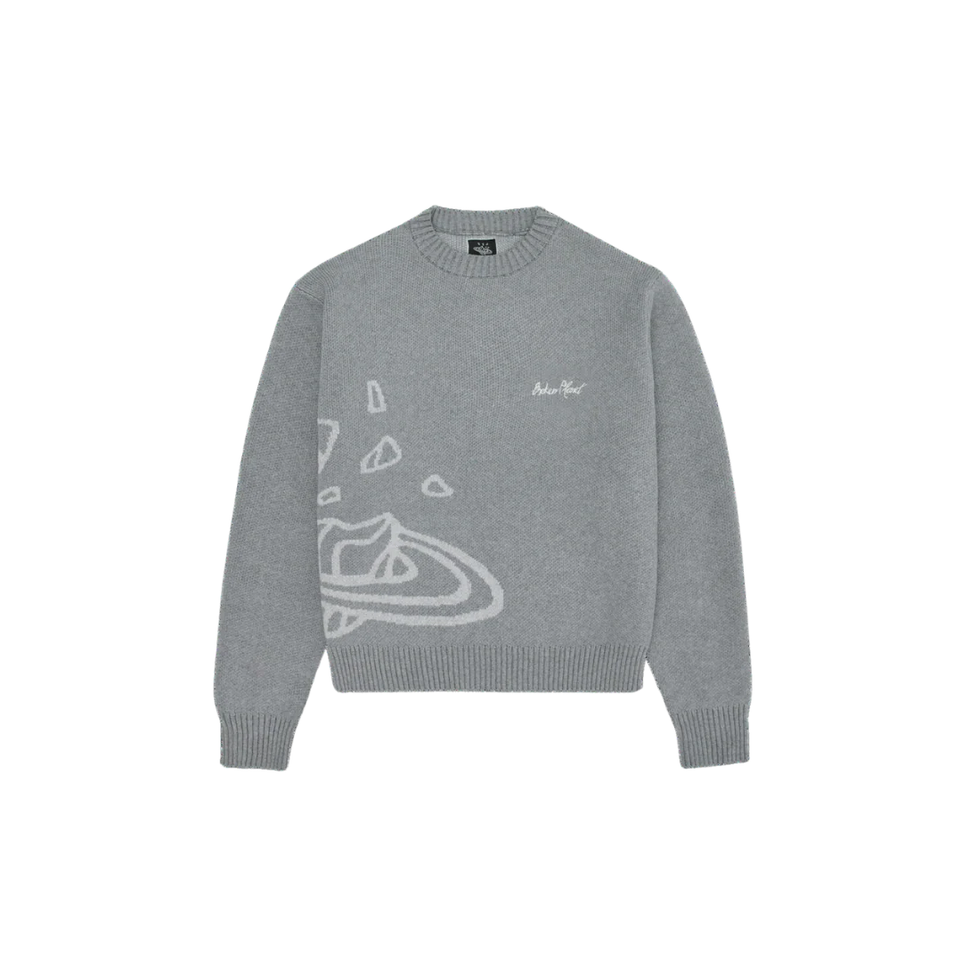 Broken Planet Knit Grey