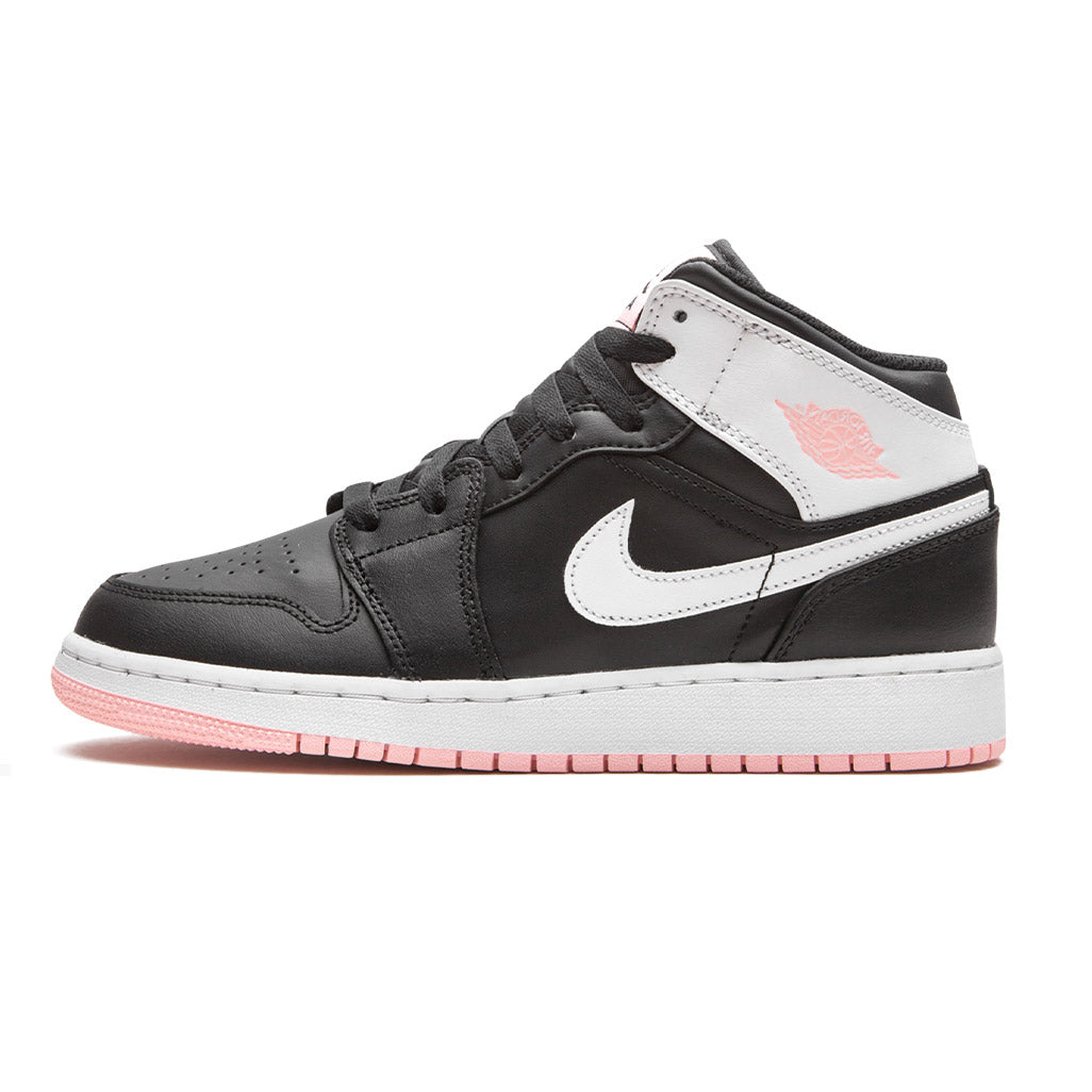 Air Jordan 1 Mid Arctic Pink Black GS